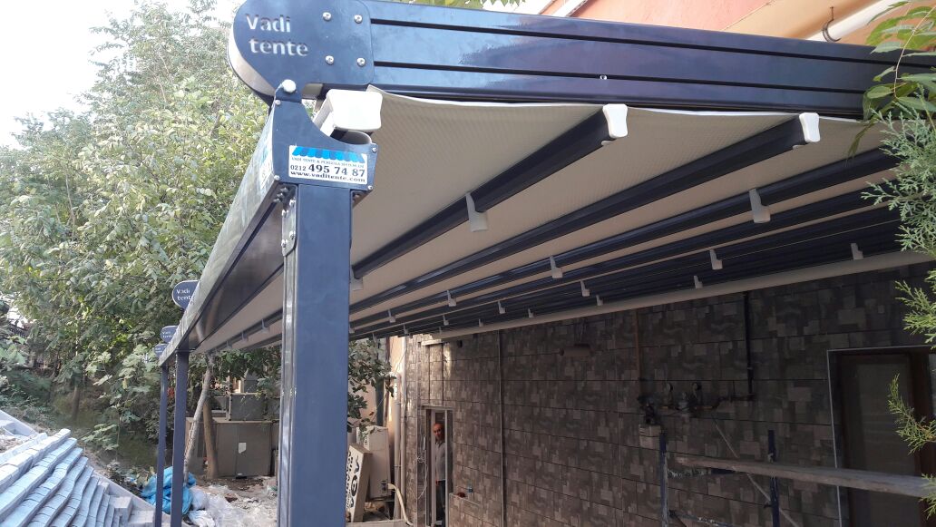BEYLİKDÜZÜ ACADEMİA CENTER OTOMATİK TENTE PERGOLA KUMANDALI TENTESİ HAYIRLI OLSUN